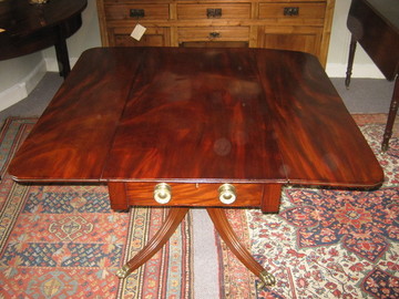 Regency mahogany Pembroke sofa table